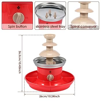Amazon.com: Abizarch Electric Chocolate Fountain with